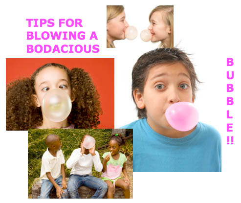 tips for blowing bubble